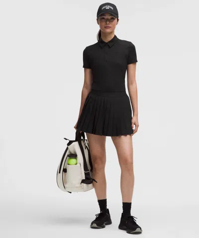 Lululemon High-rise Pleated Tennis Skirt In Black