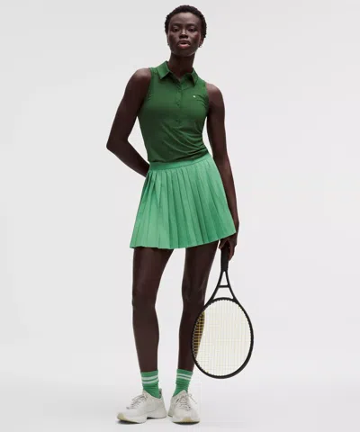 Lululemon High-rise Pleated Tennis Skirt In Green