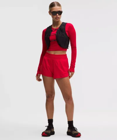 Lululemon High-rise Running Short 3" In Red