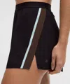 Lululemon High-rise Split Short 3" In Black