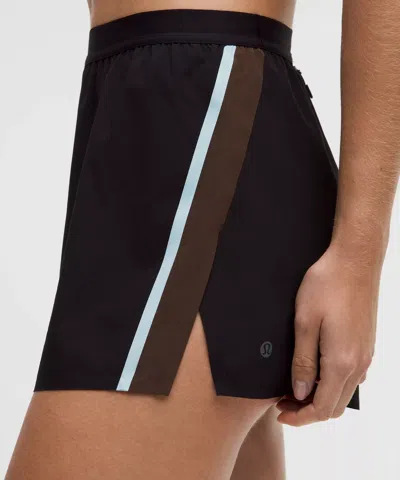 Lululemon High-rise Split Short 3" In Black
