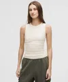 Lululemon Hold Tight Crewneck Tank Top In Neutral