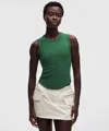 Lululemon Hold Tight Crewneck Tank Top In Green