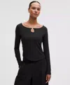 Lululemon Hold Tight Keyhole Neck Long-sleeve Shirt