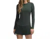 Lululemon Hold Tight Long Sleeve In Legacy Green In Green