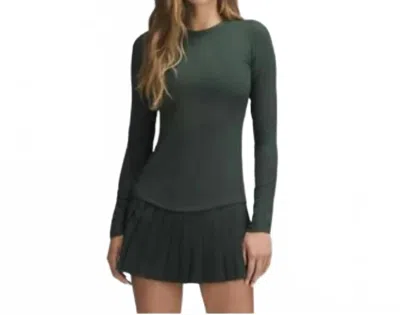 Lululemon Hold Tight Long Sleeve In Legacy Green
