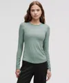 Lululemon Hold Tight Long-sleeve Shirt In Green