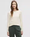 Lululemon Hold Tight Long-sleeve Shirt In Gray