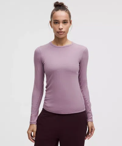 Lululemon Hold Tight Long-sleeve Shirt In Pink