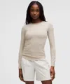 Lululemon Hold Tight Long-sleeve Shirt In Neutral