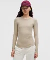 Lululemon Hold Tight Long-sleeve Shirt In Neutral