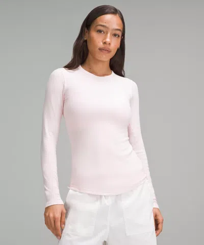 Lululemon Hold Tight Long-sleeve Shirt In Pink