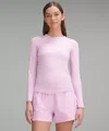Lululemon Hold Tight Long-sleeve Shirt In Pink