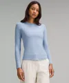 Lululemon Hold Tight Long-sleeve Shirt In Gray