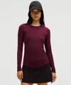 Lululemon Hold Tight Long-sleeve Shirt In Brown