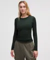 Lululemon Hold Tight Long-sleeve Shirt In Green