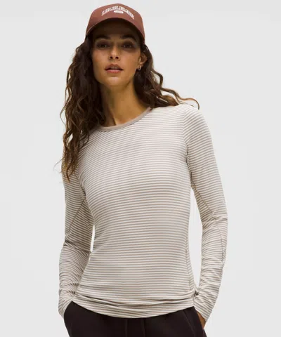 Lululemon Hold Tight Long-sleeve Shirt In Neutral
