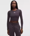 Lululemon Hold Tight Long-sleeve Shirt In Purple