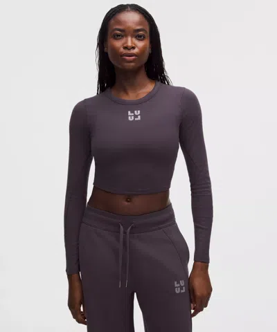 Lululemon Hold Tight Long-sleeve Shirt In Purple