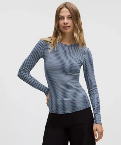 Lululemon Hold Tight Long-sleeve Shirt In Blue