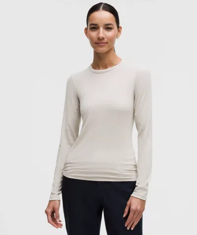 Lululemon Hold Tight Long-sleeve Shirt In Gray