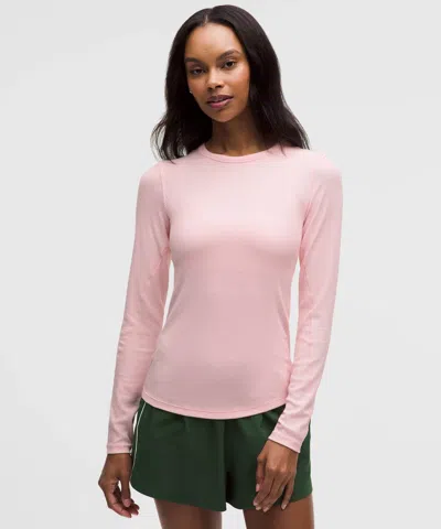 Lululemon Hold Tight Long-sleeve Shirt In Pink