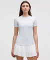 Lululemon Hold Tight Short-sleeve Shirt In Gray