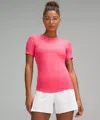 Lululemon Hold Tight Short-sleeve Shirt In Pink