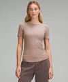 Lululemon Hold Tight Short-sleeve Shirt In Brown