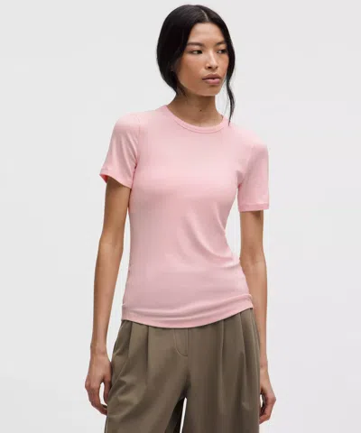 Lululemon Hold Tight Short-sleeve Shirt In Pink