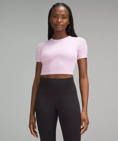 Lululemon Hold Tight Straight Hem Cropped T-shirt