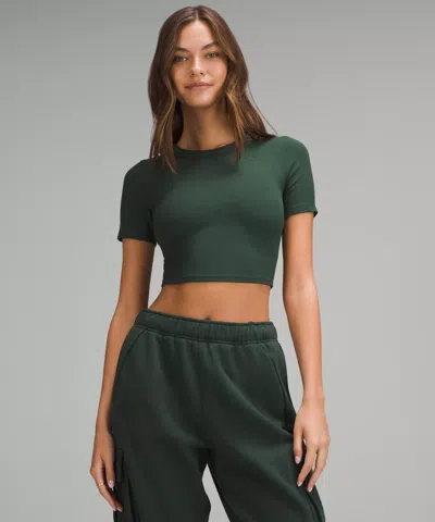 Lululemon Hold Tight Straight Hem Cropped T-shirt