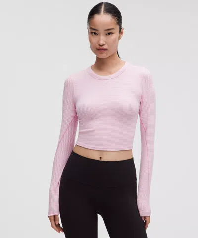 Lululemon Hold Tight Straight-hem Cropped Long-sleeve Shirt