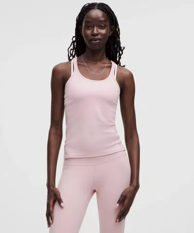 Lululemon Hold Tight Thin Strap Racerback Tank Top In Pink