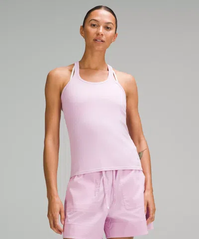 Lululemon Hold Tight Thin Strap Racerback Tank Top In Pink