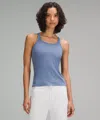 Lululemon Hold Tight Thin Strap Racerback Tank Top In Blue