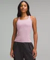 Lululemon Hold Tight Thin Strap Racerback Tank Top In Pink