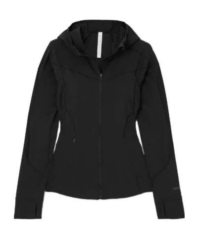 Lululemon Hooded Stretch Jacket In Black