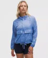 Lululemon Hood-lite Relaxed-fit Jacket In Blue