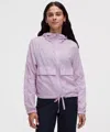 Lululemon Hood-lite Relaxed-fit Jacket In Purple