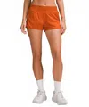 Lululemon Hotty Hot High-rise Lined Short 2.5" In Brown