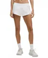 Lululemon Hotty Hot 2.5 Low Rise Short In White In White