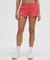 Lululemon Hotty Hot High-rise Lined Short 2.5" In Red