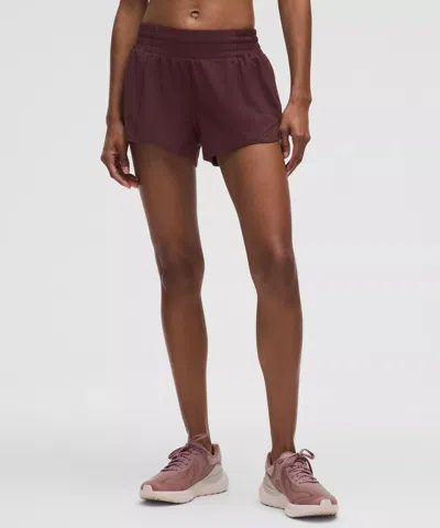 Lululemon Hotty Hot High-rise Lined Short 2.5" In Brown