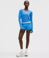 Lululemon Hotty Hot High-rise Lined Short 2.5" In Blue