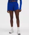 Lululemon Hotty Hot High-rise Lined Short 4" In Blue