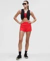 Lululemon Hotty Hot High-rise Lined Short 4" In Red