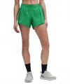 Lululemon Hotty Hot High Rise Lined Short In Raceway Green In Multi