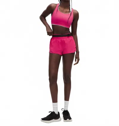 Lululemon Hotty Hot High-rise Lined Short In Raspberry Coulis In Pink