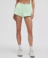 Lululemon Hotty Hot High-rise Lined Short 2.5" In Green